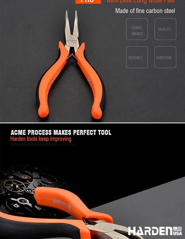 4.5" Mini Bent Nose Plier