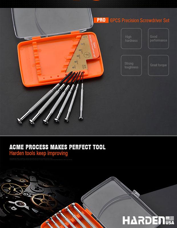 6Pcs CR-V Precision Screwdriver Set