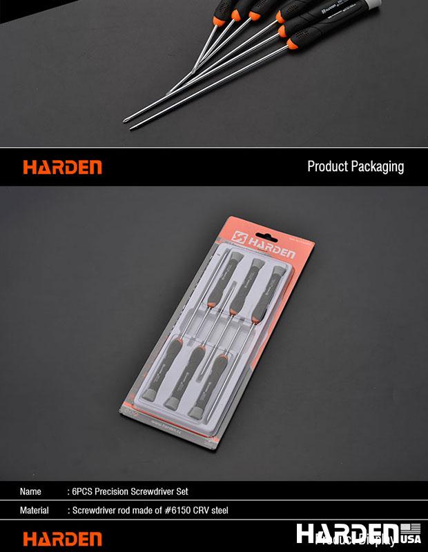 Professional 6PCS Plastic Handle Precision Screwdriver Set