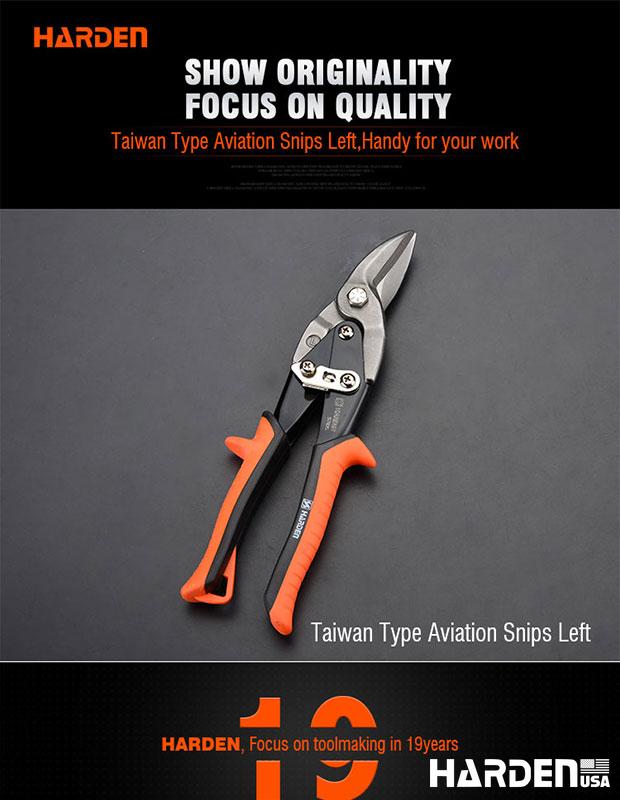 10" Taiwan Type Aviation Snips Left