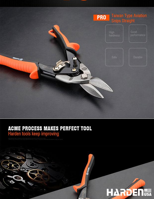10" Taiwan Type Aviation Snips Straight