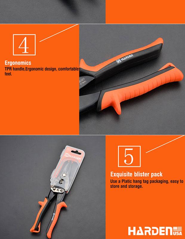 10" Taiwan Type Aviation Snips Straight