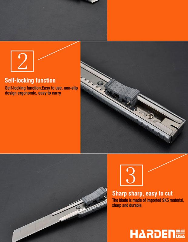 18mm PRO Heavy Duty Zinc Alloy Knife