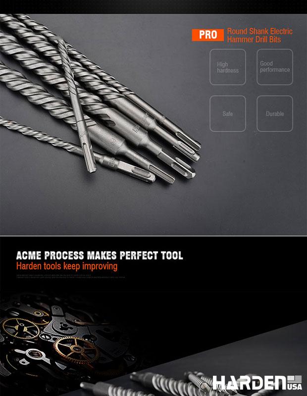 Professional Round Shank Hammer Electric Drill Bits