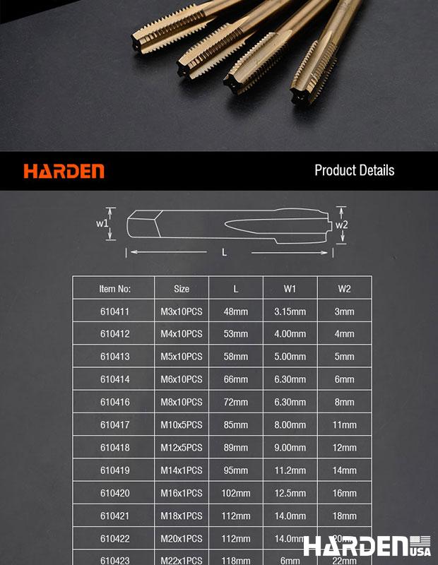 Professional Metric Tap For Machinery