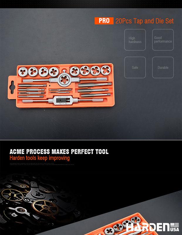 20Pcs Tap and Die Set