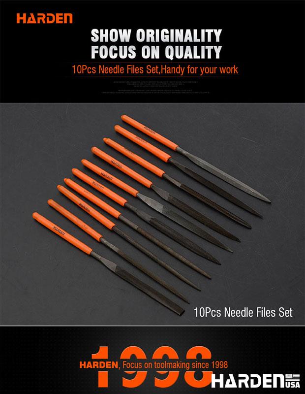 4X160mm 10Pcs Needle File Set
