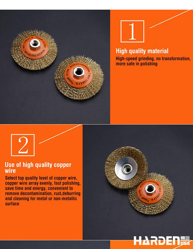 Criped Wire Bevel Brush