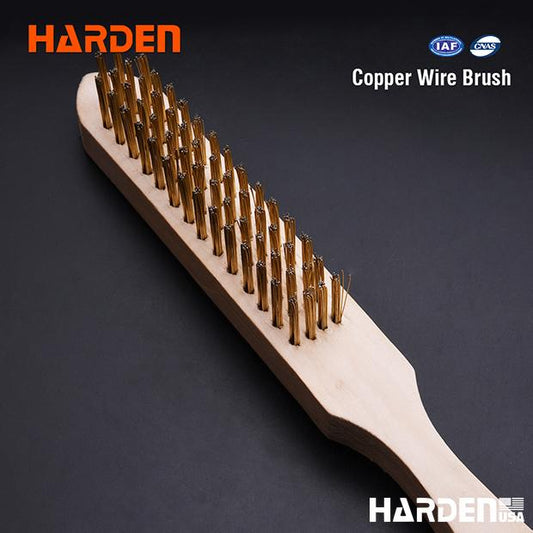 Steel Brush with wood handle