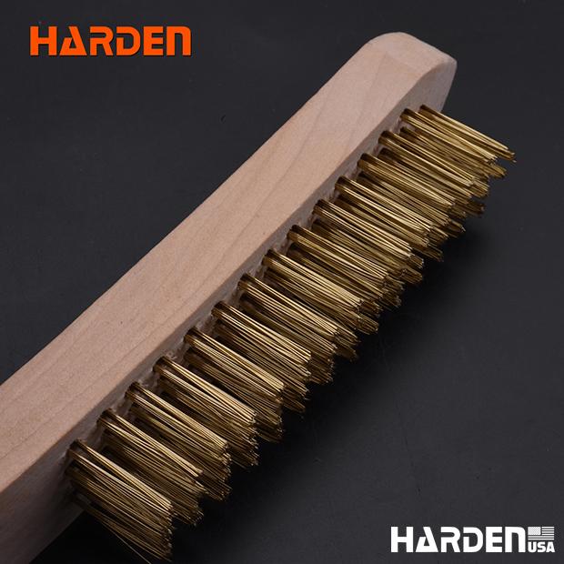 Steel Brush with wood handle