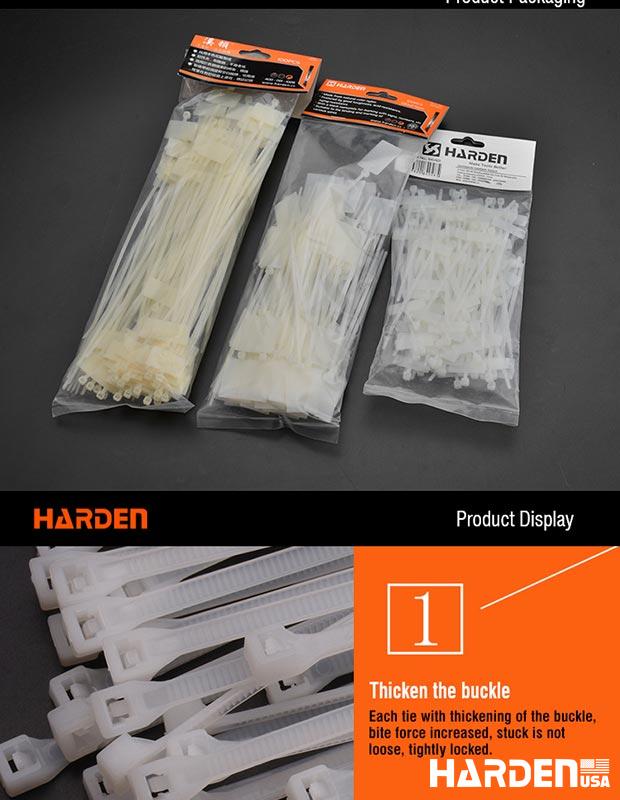 Professional White Cable Tie With Lable