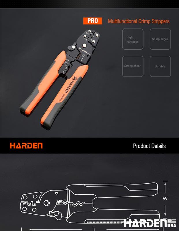 0.6-2.0mm Multi-function Crimp Stripper