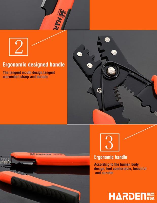 0.6-2.0mm Multi-function Crimp Stripper