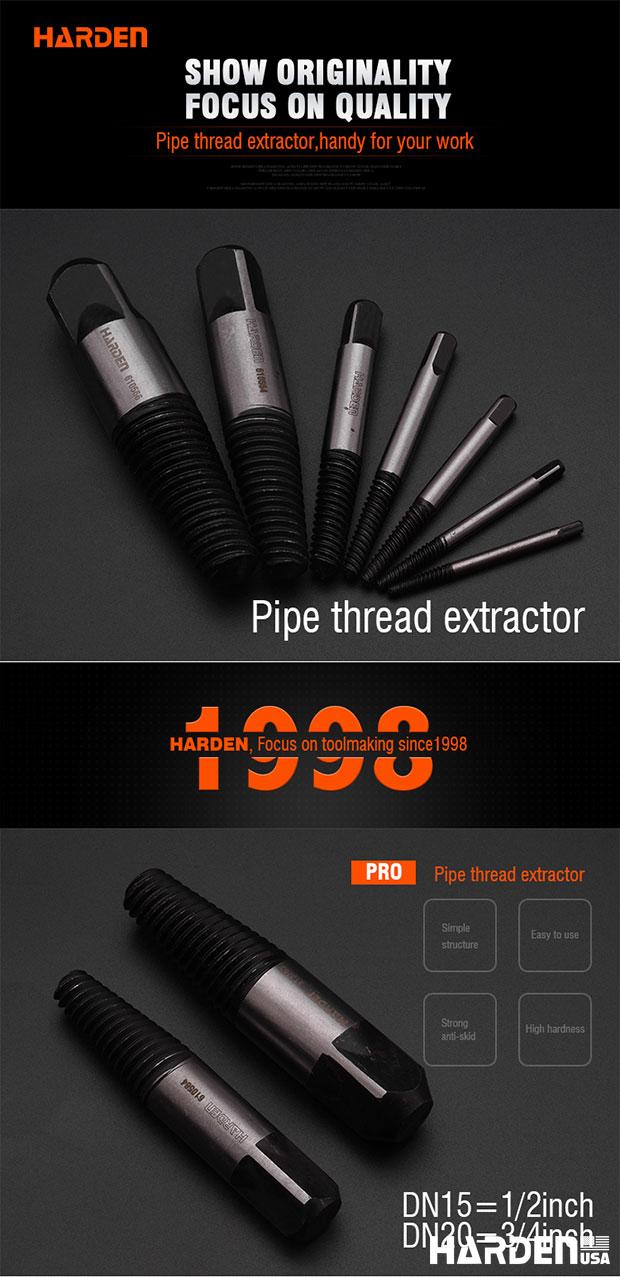 Pipe thread extractor