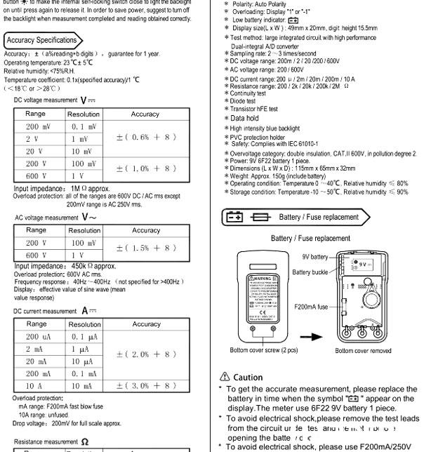 Digital Multimeter