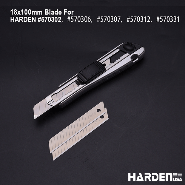 10Pcs 18x100mm Knife Blades