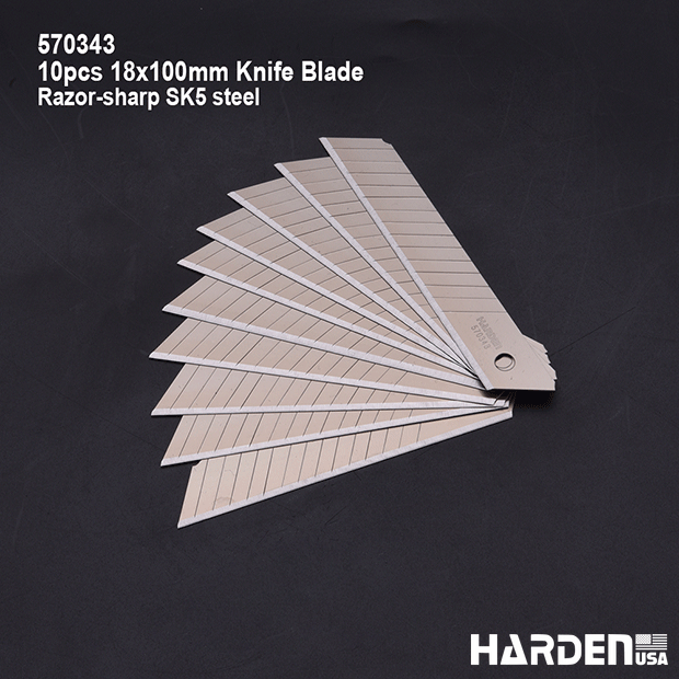 10Pcs 18x100mm Knife Blades