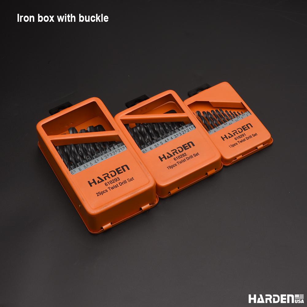 19Pcs Twist Drill Set