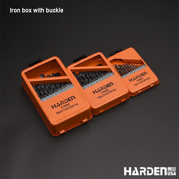 19Pcs Twist Drill Set