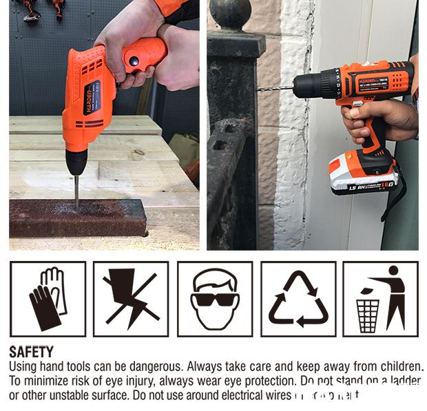 19Pcs Twist Drill Set