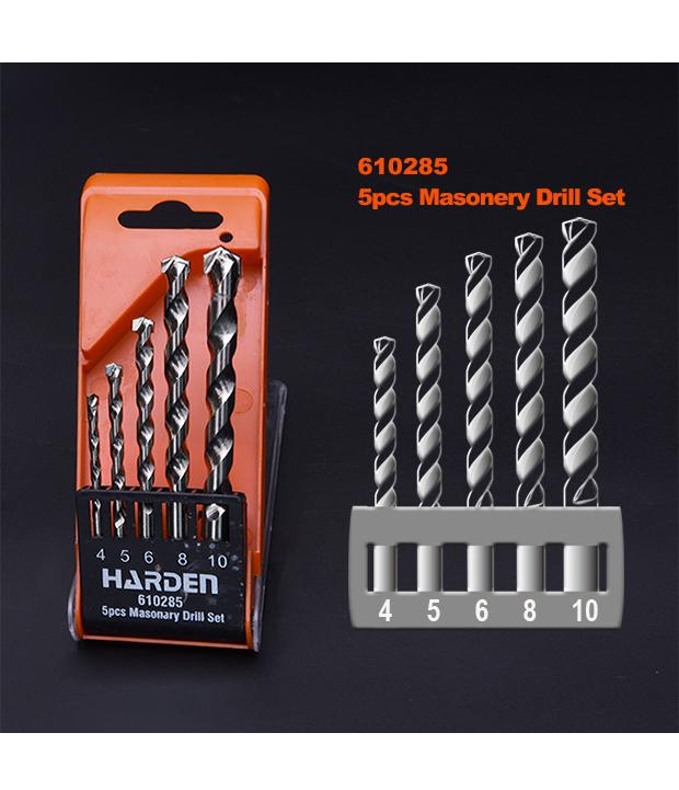 5Pcs Masonery Drill Set