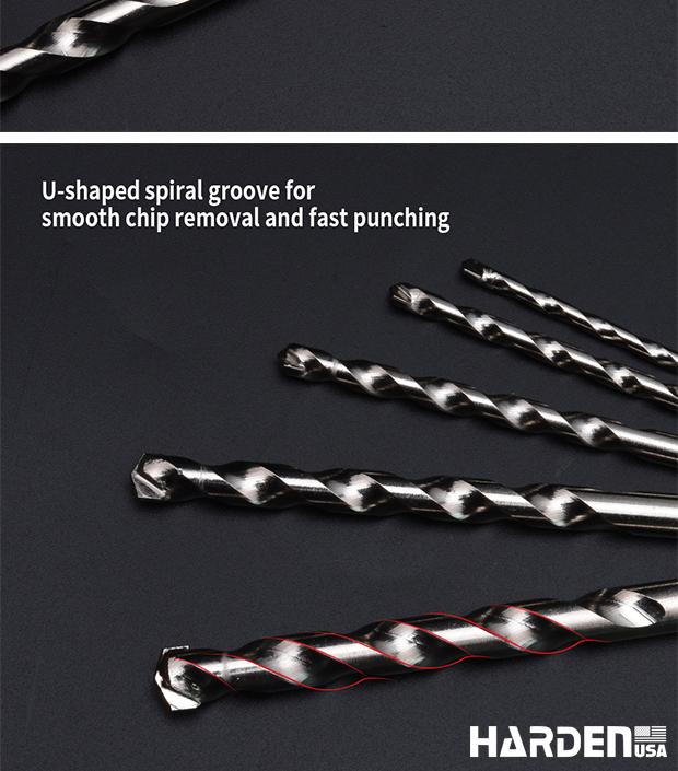 5Pcs Masonery Drill Set