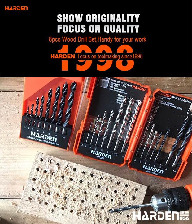 8Pcs Wood Drill Set