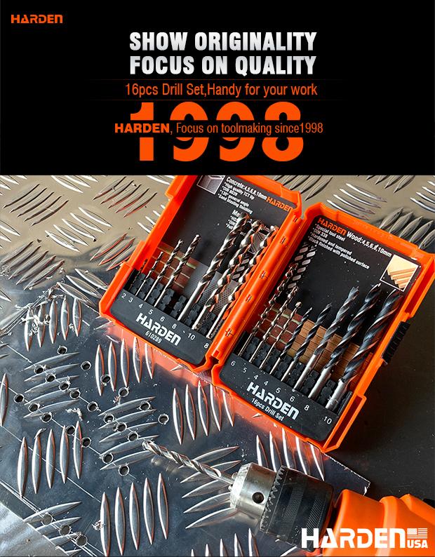 16Pcs Drill Set