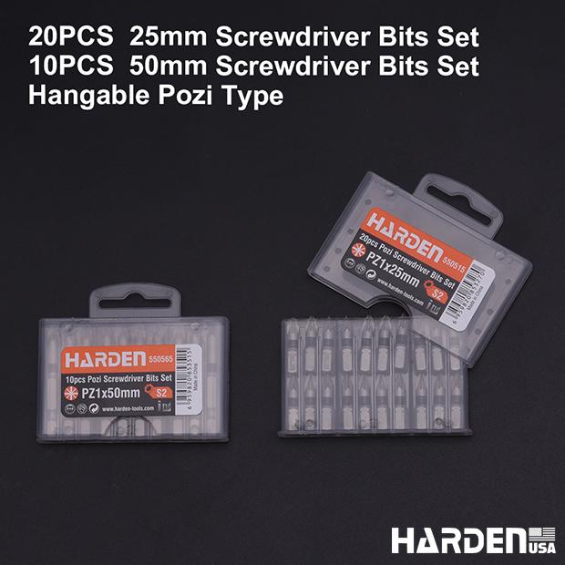 Pozi Screwdriver Bits Set