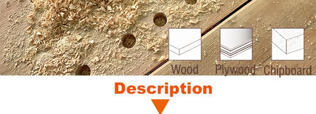 6mm-40mm Flat Wood Bits