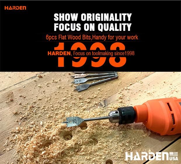 6Pcs Flat Wood Bits Set