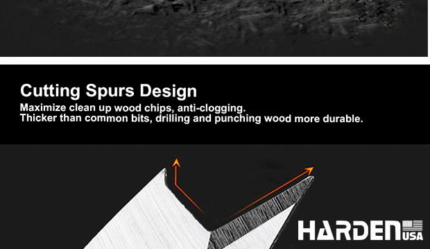 6Pcs Flat Wood Bits Set