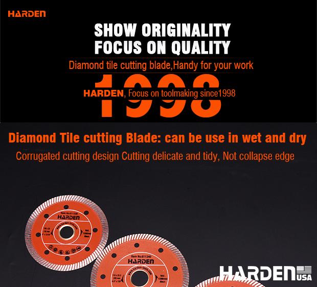 Diamond tile cutting blade