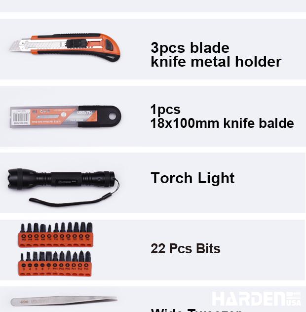 155Pcs Aluminium Toolkit set