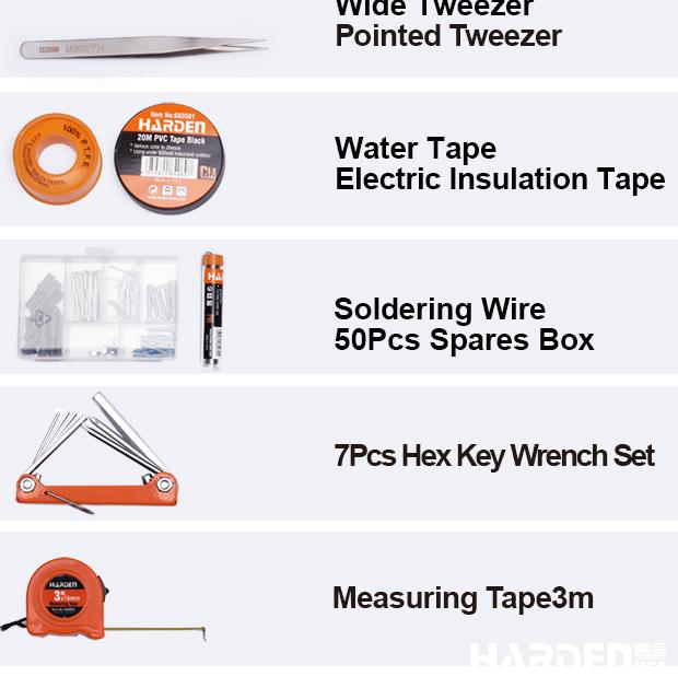 155Pcs Aluminium Toolkit set