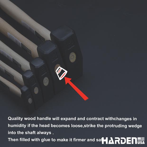 Machinist Hammer with Wood Handle