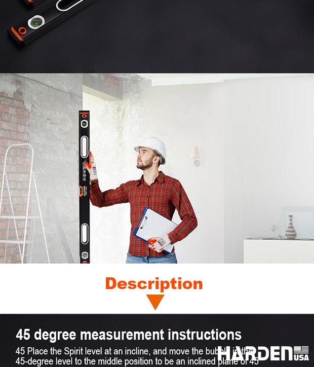 Spirit level with magnetic
