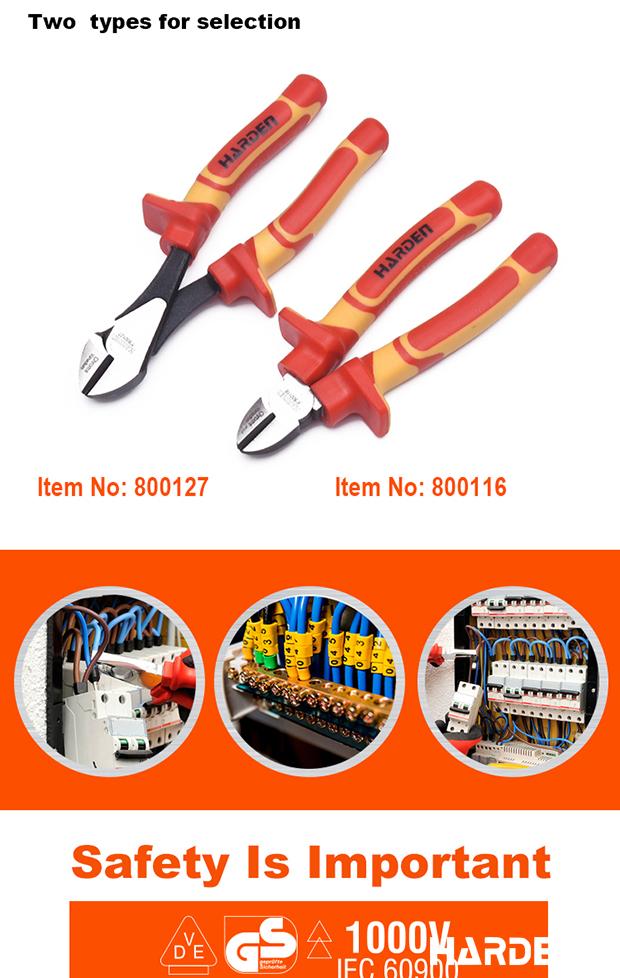 7'' Insulated Diagonal Cutting Plier