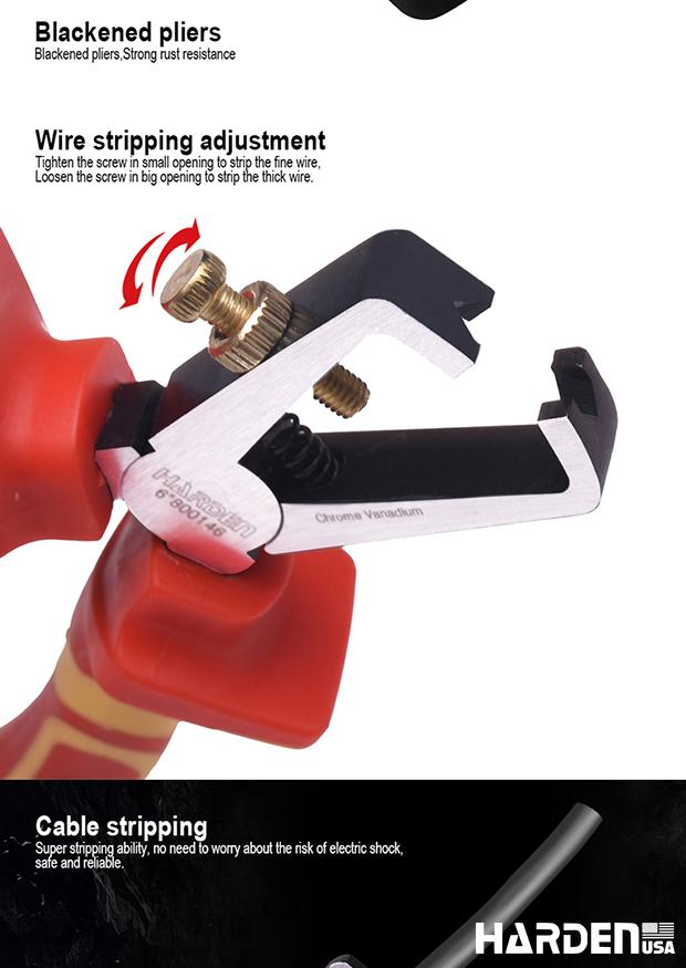 6'' Insulated Wire Stripping Plier
