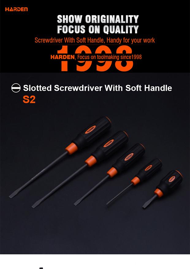 Screwdriver With Soft Handle