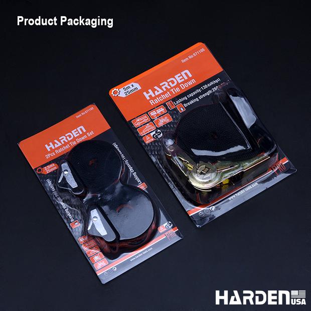 2Pcs Ratchet Tie Down Set