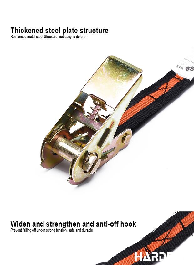 2Pcs Ratchet Tie Down Set