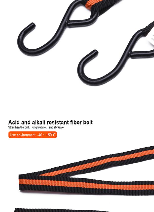 2Pcs Ratchet Tie Down Set