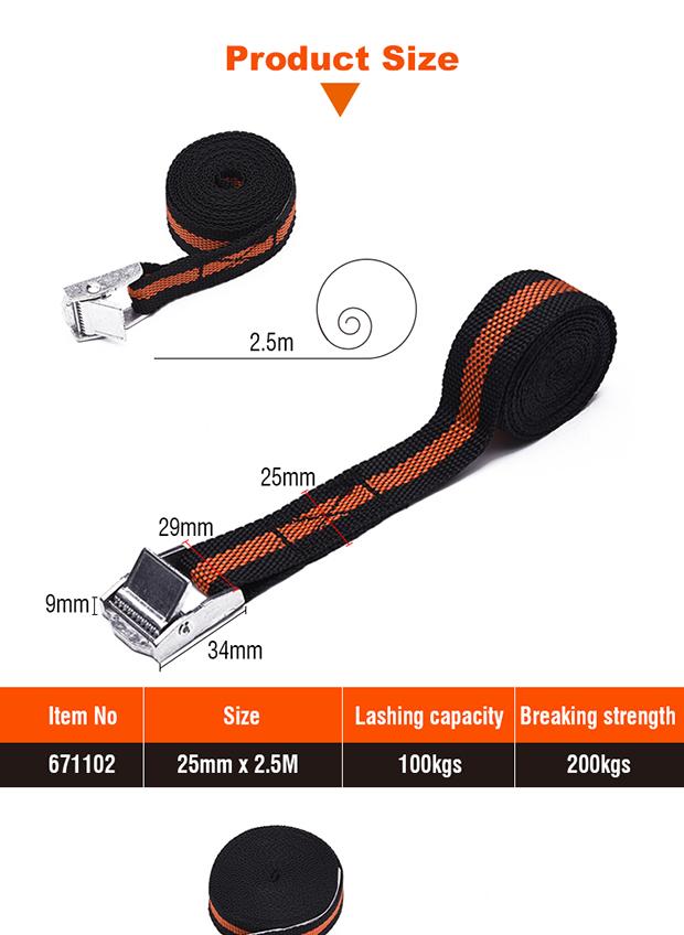 2Pcs Ratchet Tie Down Set