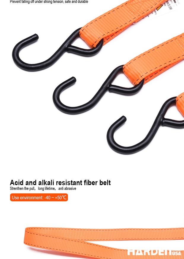 2Pcs / 4 Pcs Ratchet Tie Down Set