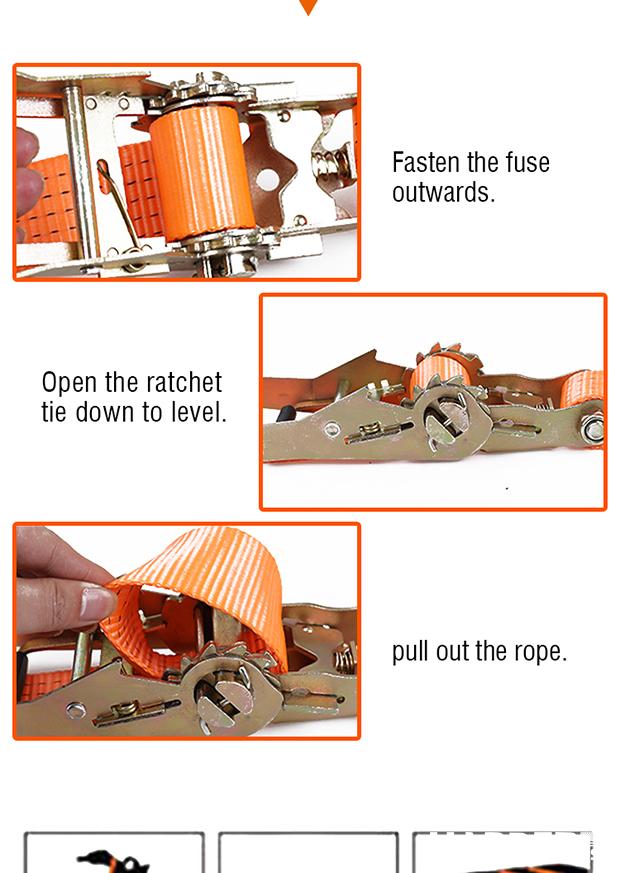 2Pcs / 4 Pcs Ratchet Tie Down Set