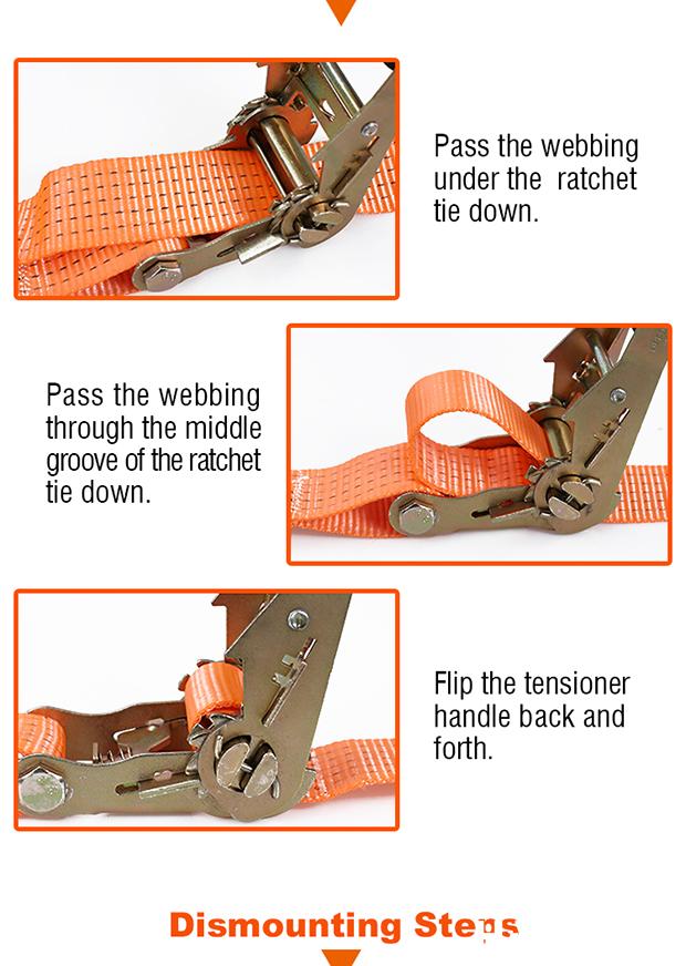 2Pcs / 4 Pcs Ratchet Tie Down Set