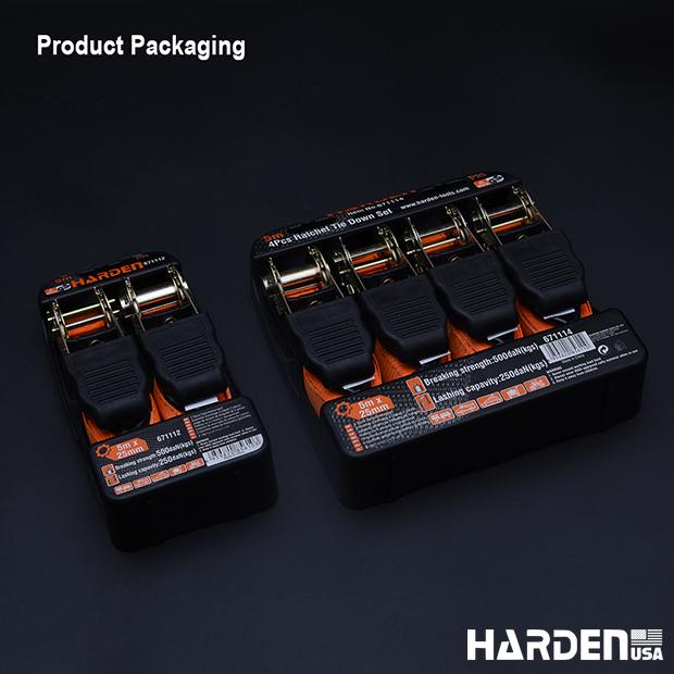 2Pcs / 4 Pcs Ratchet Tie Down Set