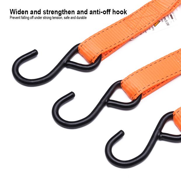 2Pcs / 4 Pcs Ratchet Tie Down Set