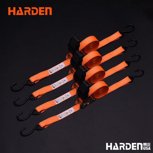4Pcs Ratchet Tie Down Set